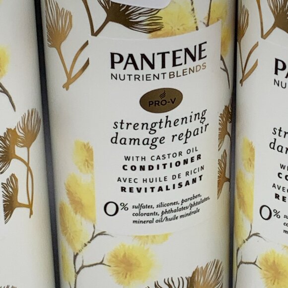 3 Pack - Pantene Nutrient Blends Strengthening Damage Repair CONDITIONER 13.5oz - Picture 2 of 6